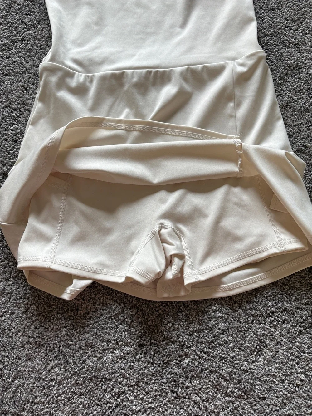 Aeropostale Cream Dress with Shorts